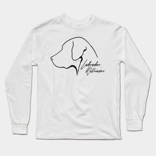 Proud Labrador Retriever profile dog lover gift Long Sleeve T-Shirt